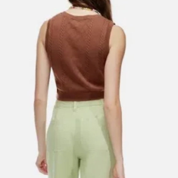 NWOT Aritzia Sunday Best Quinn Sweater Vest - Picture 3 of 6